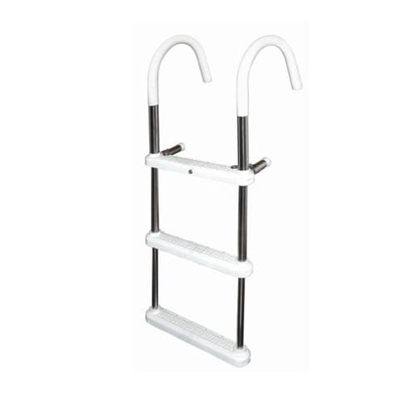 JIF Marine DMT3-11 3-Step Gunwale Hook Ladder