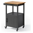 thumbnail image 1 of Rolling Kitchen Island Cart With Drawer Storage On Wheels Small Home Coffee Bar Microwaves Stand Table/ Cabinet An, 1 of 2