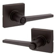 thumbnail image 4 of Kwikset Sl4000dalsqt Safe Lock By Kwikset Daylon Privacy Door Lever Set - Grey, 4 of 7