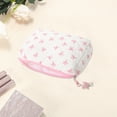thumbnail image 3 of Unique Bargains 1 Pc Medium Pendant Bow Makeup Bag White Pink Polyester, 3 of 6