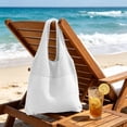 thumbnail image 6 of Tuvgenk Women's Woven Beach Bag Crochet Knit Tote Purse Casual Boho Shoulder Handbag for Summer Travel Shopping, 6 of 6