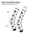 thumbnail image 4 of Sikiie Border Collie Dog 1 Pairs Compression Socks for Men and Women 15-20 mmHg Running Support Socks, 4 of 7