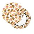 thumbnail image 2 of Disketp Cute Ice Cream Funda Redonda para Taburete, Funda de Cojín para Silla de Bar Suave y Elástica-12 inch, 2 of 7