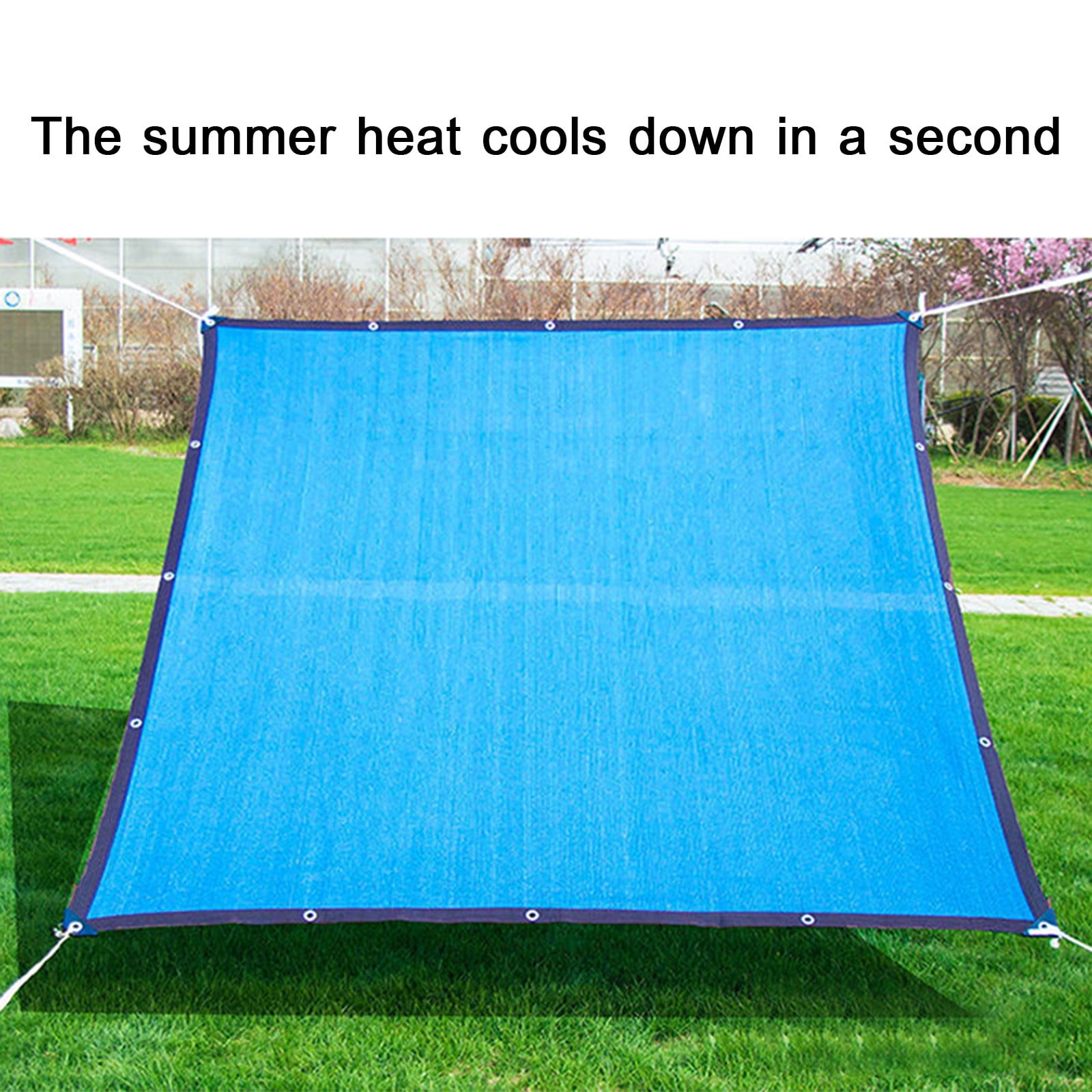 Summer Savings Clearance! Boovnll Sun Shades Outdoor Patio, 6.6x13.2Ft Rectangle Sand UV Block Sunshade Mesh Insulation Permeable Heavy Duty Shade Cloth for Outdoor Patio Yard Garden, Sun Shade