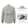 thumbnail image 6 of BASSDASH Men's Performance Fishing Shirt Button Down Long Sleeve UPF 50 Quick Dry FS21M, 6 of 6