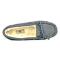 thumbnail image 3 of Dream Pairs Women's Winter Suede Moccasins Faux Fur Slip Comfort Outdoor/Indoor House Slippers Shozie-01 Grey Size 7, 3 of 5