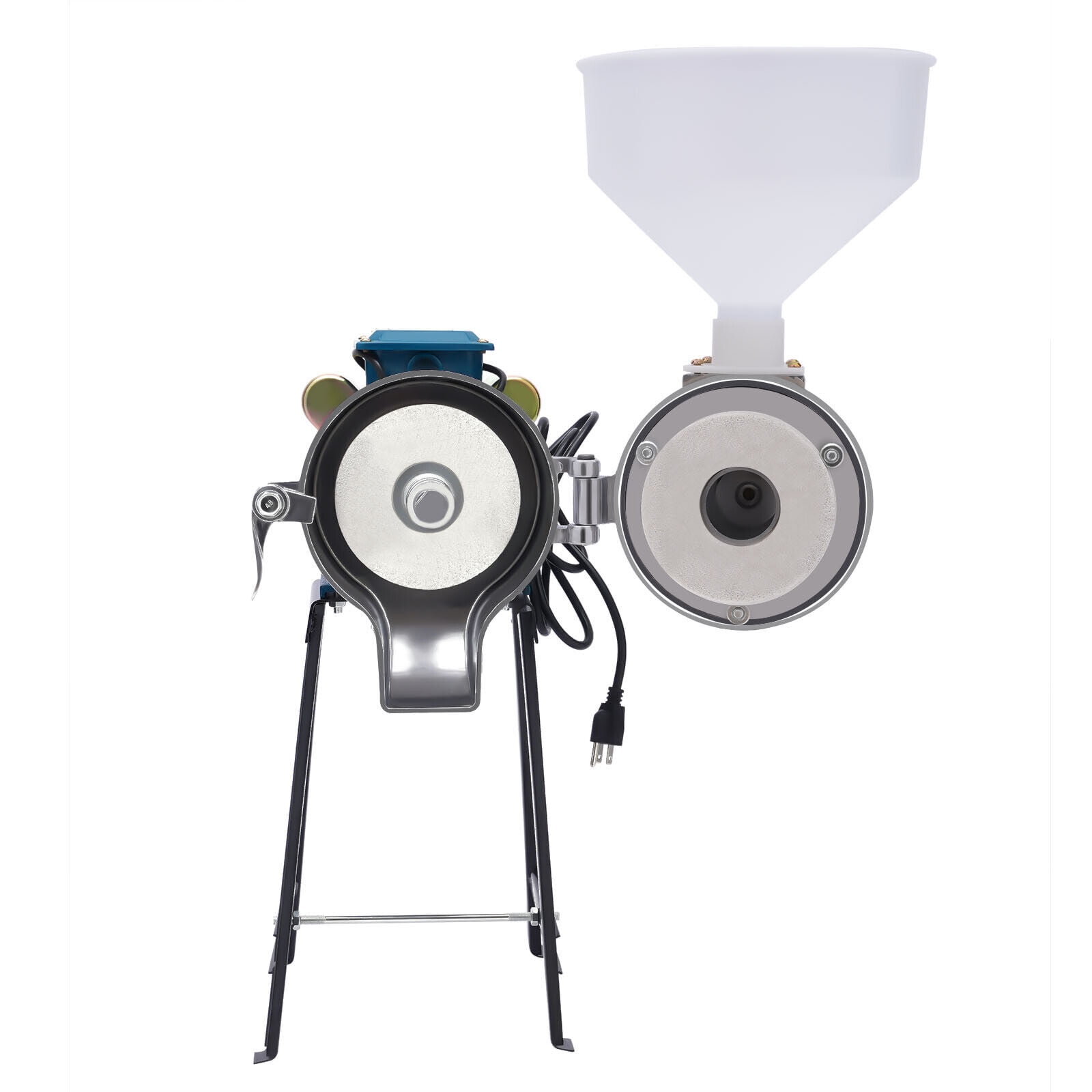 Electric Grain Mill Grinder Corn Grinder 110V 2200W Commercial Corn Mill Grinder for Grinding Wheat, Rice, Corn, Sorghum, Soybeans, Rice Noodles