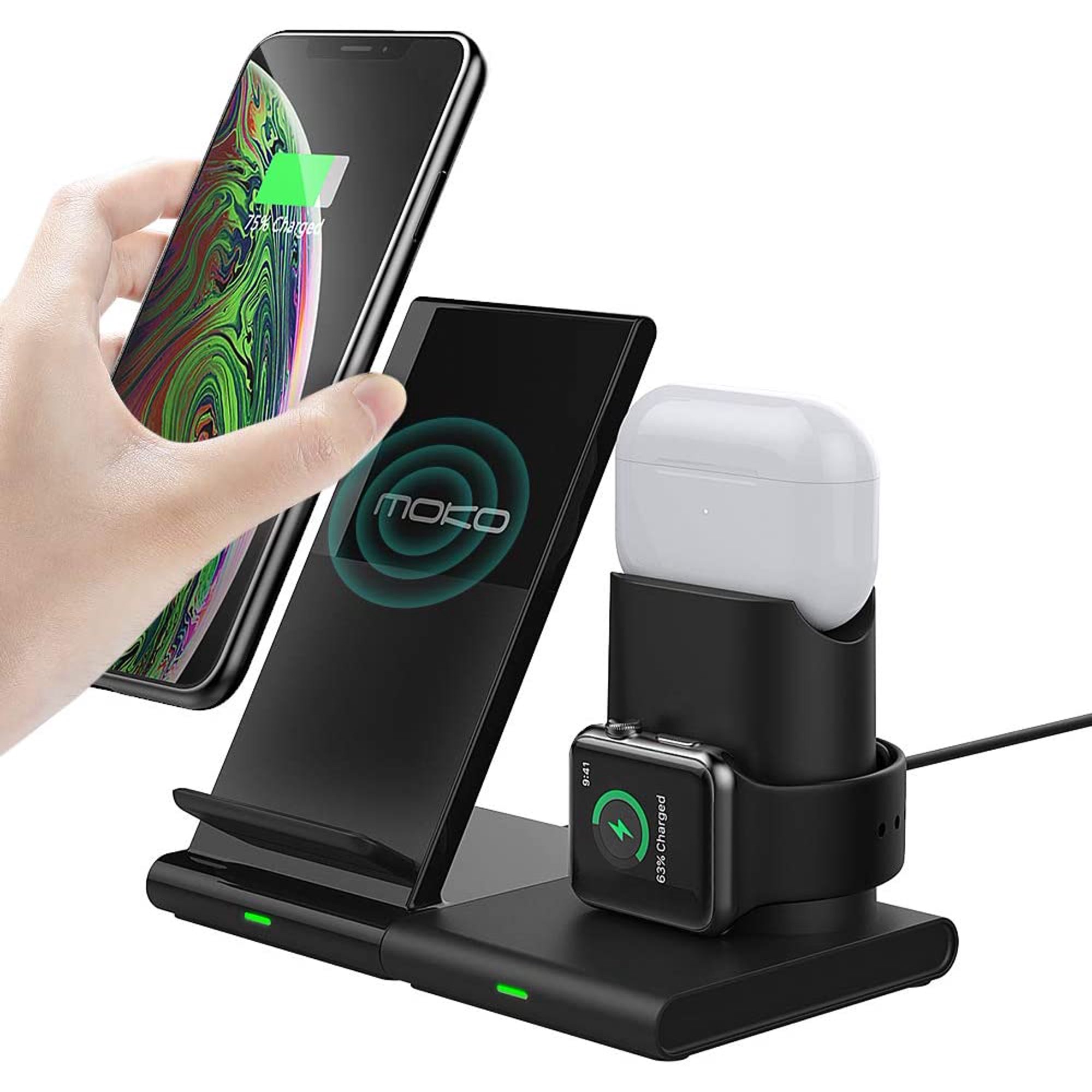 3 in 1 charging station airpods pro