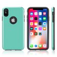thumbnail image 2 of GSA Metallic Dual Hybrid Case For iPhone XS Max (6.5") - Teal, 2 of 20