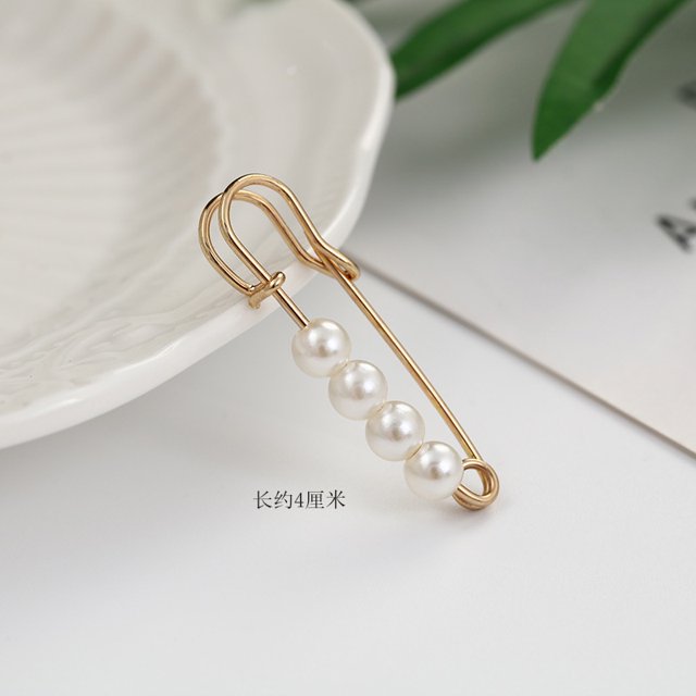 Broche De Perlas De Pasadores De Moda Para Mujer