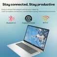 thumbnail image 4 of HP 2024 17.3" FHD Laptop, Intel Core i5-1334U, 16GB RAM, 512GB PCIe SSD, Fingerprint Reader, Backlit KB, Webcam, Wi-Fi 6, HDMI, W11H, Silver, 4 of 5