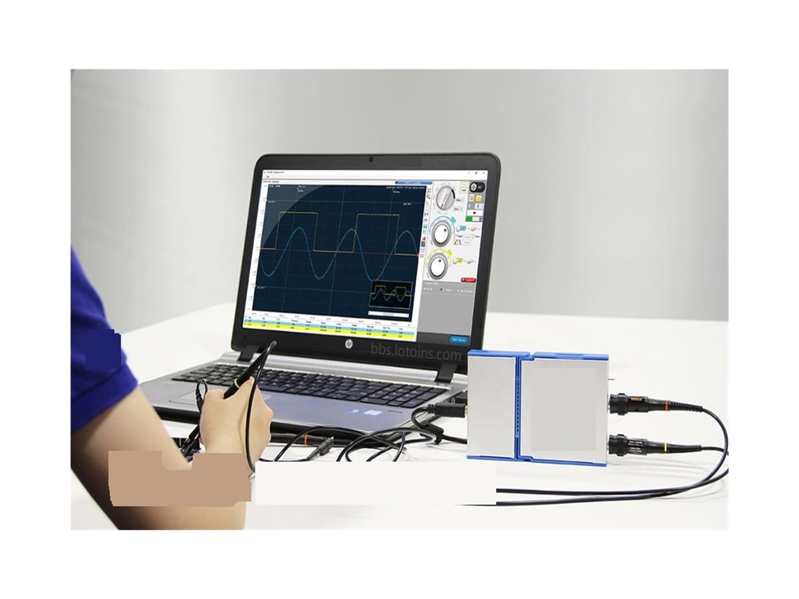Oscilloscope 100MS/s Sampling Rate, 35MHz Bandwidth, for automobile, hobbyist, student, engineers ,Professional Designed