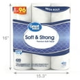 thumbnail image 5 of Great Value Soft & Strong Premium Toilet Paper, 24 Mega Rolls, 5 of 6