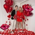 thumbnail image 5 of Red Will You Be My Girlfriend Balloons 54pcs Red Balloon kit Include Lip balloons 18 Inch Heart Shaped Balloons and 1000 Artificial Rose Petals Romantic Decoration Kit for Valentines Party, 5 of 6