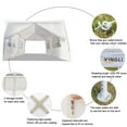 thumbnail image 2 of Zimtown 10' X 20' Carpa para Exteriores Cenador para Fiesta de Bodas con 6 Lados, 2 of 8