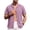 Pink, variant on Men's Shirts, Mens Short Sleeve Button Down Shirts Casual Dress Untuckit Shirts for Men Summer Beach Wedding Vacation Shirt Khaki XXL