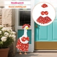 thumbnail image 4 of 23 Inches Porch Goose Outfit, Pink Hawaiian Bikini Set, Summer Decorative Attire, Beach Party Ensemble, Outdoor Home Accent - 2-Piece Bikini Style Outfit With Decorative Purpose, 4 of 5