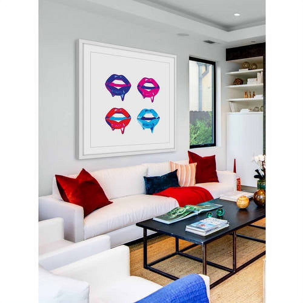 "Dewy Lips" Framed Painting Print