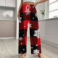 thumbnail image 2 of Merry Christmas Pajama Pants Loose Pajamas Female Breathable Home Trousers Leisure Sleeping Pants Large Size, 2 of 6