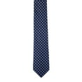 thumbnail image 2 of ROMARIO MANZINI SKY BLUE, ROYAL BLUE ON NAVY CONSERVATIVE PRINTED DESIGN Standard Necktie, 2 of 3