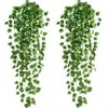 2Pcs Artificial Ivy Garland Fake Hanging Vine Plants Faux Foliage Garland For