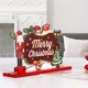 thumbnail image 4 of Wosthever Cartel de de de Feliz Navidad, muñeco de nieve, Papá Noel, cartel de mesa, cartel de alegría de Navidad para la cena de fiesta de Kits de decoración para fiestas No.1 Wosthever HA041707-01, 4 of 6