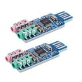 thumbnail image 1 of 2Pcs Free Driver USB Sound Card CM108 USB Sound Card Chip Blue, 1 of 8