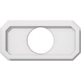 thumbnail image 1 of Ekena Millwork CMP12X6ED-04000 4 in. ID x 4 in. Rectangle Emerald Architectural Grade PVC Contemporary Ceiling Medallion, 1 of 4