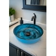 thumbnail image 6 of Eden Bath EB-GS51 Blue Mist Flat Bottom Glass Vessel Sink, 6 of 7