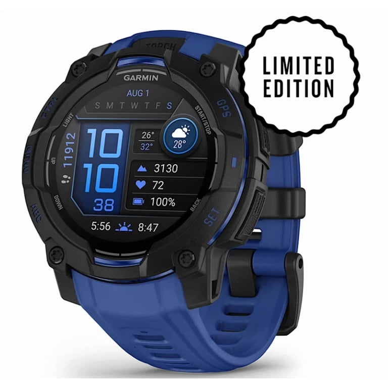 Garmin Instinct 3 Rugged Outdoor GPS Smartwatch – 45mm AMOLED