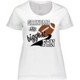 thumbnail image 3 of Inktastic Grandma and Biggest Fan Football Player Women's Plus Size T-Shirt, 3 of 5
