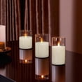 thumbnail image 2 of Set de 3 Velas LED Pilar Sin Llama NICEME con Control Remoto, 2 of 9