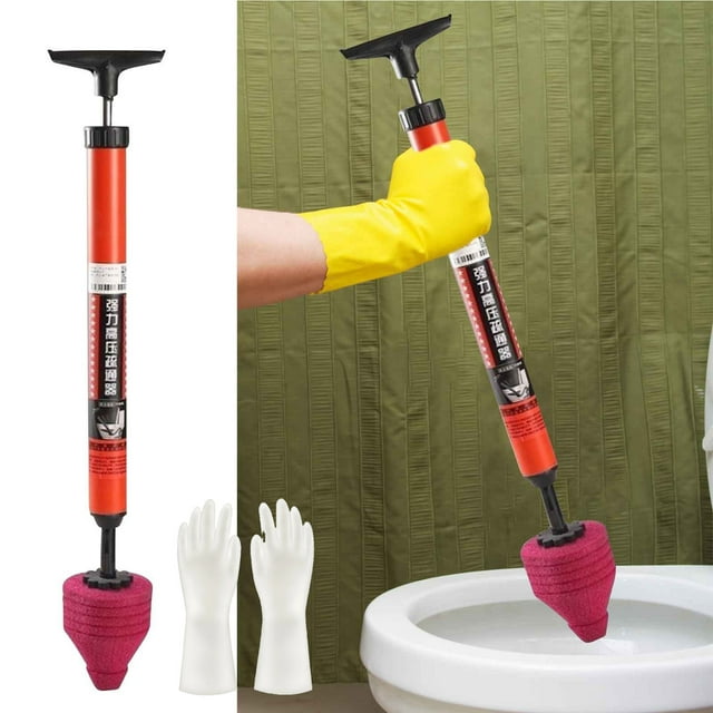 Desatascador de inodoro de alta presión, destapador de tuberías de inodoro, destapador de inodoro de alta presión, destapador de inodoro de acero inoxidable, serpiente para inodoro, desatascador de in