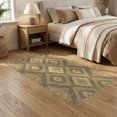 thumbnail image 2 of ODIKA 5'x7' Washable Area Rug Abstract Painterly Strokes Interlocking Geometric Freeform Lightweight for Dining Room, Under Table, Home Office, Non-Slip Chair-Friendly, 2 of 7