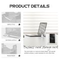 thumbnail image 3 of Clear Cards Stand Multi-function Business Cards Container Desktop Cards Storage Box, 3 of 9