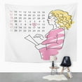 thumbnail image 2 of UFAEZU Fertility Expectant Mother On Calendar with The Obvedenoy Date Births Woman Adult Wall Art Hanging Tapestry Home Decor for Living Room Bedroom Dorm 60x80 inch, 2 of 2