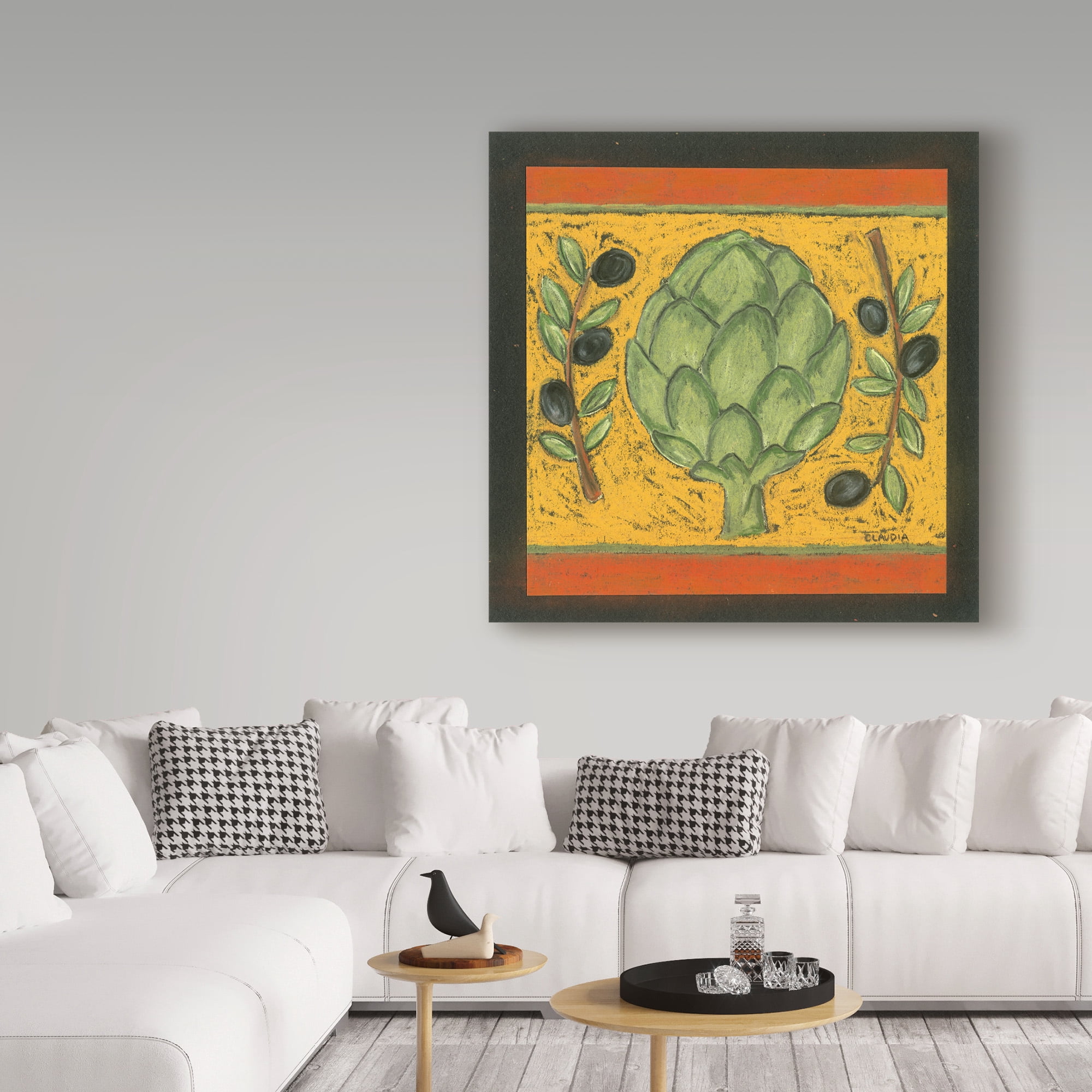 Trademark Fine Art 'Tuscan Artichoke' Canvas Art by Claudia Interrante