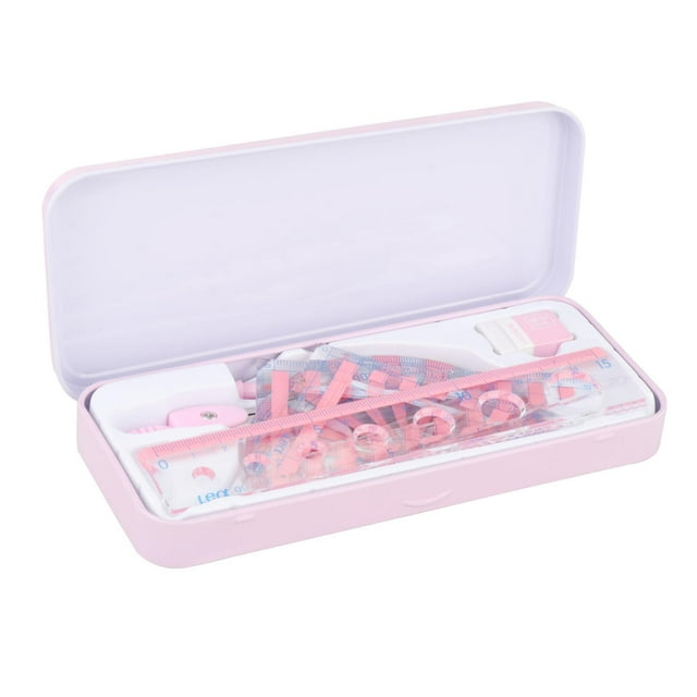 koolsoo chiwanji 7x Outil de Dessin Géométrique Mathématique Papeterie Étudiante Cadeaux Rose