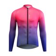 thumbnail image 3 of Nuevo Jersey de manga larga blanco de otoño, ropa de carrera para hombres, Jersey de ciclismo, ropa de ciclismo de carretera de equipo profesional, malla transpirable, 3 of 5