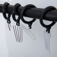 thumbnail image 3 of Coofit 50PCS Curtain Ring Plastic Drapery Ring Drapery Curtain Eyelet Ring, 3 of 10
