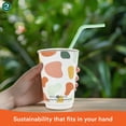 thumbnail image 5 of Compostable Printed Hot & Cold Cups- 16oz, Without Lids, 50 count, 5 of 7