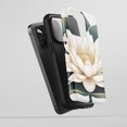 thumbnail image 3 of Lotus Flower For All iPhone Series Tough Phone Case Minimalist Botanical White Gold, 3 of 7