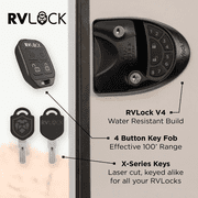 RVLock V4.0 Keyless Handle for RV Doors