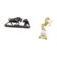 thumbnail image 5 of Figura De Toro Y Caballo, Obra De Arte Moderna, Colección De Esculturas De Animales De Estilo Chino, Adorno De Mesa Para Sala De Estar, Escritorio, Centro De Mesa, Regalos De Cumpleaños, 5 of 8