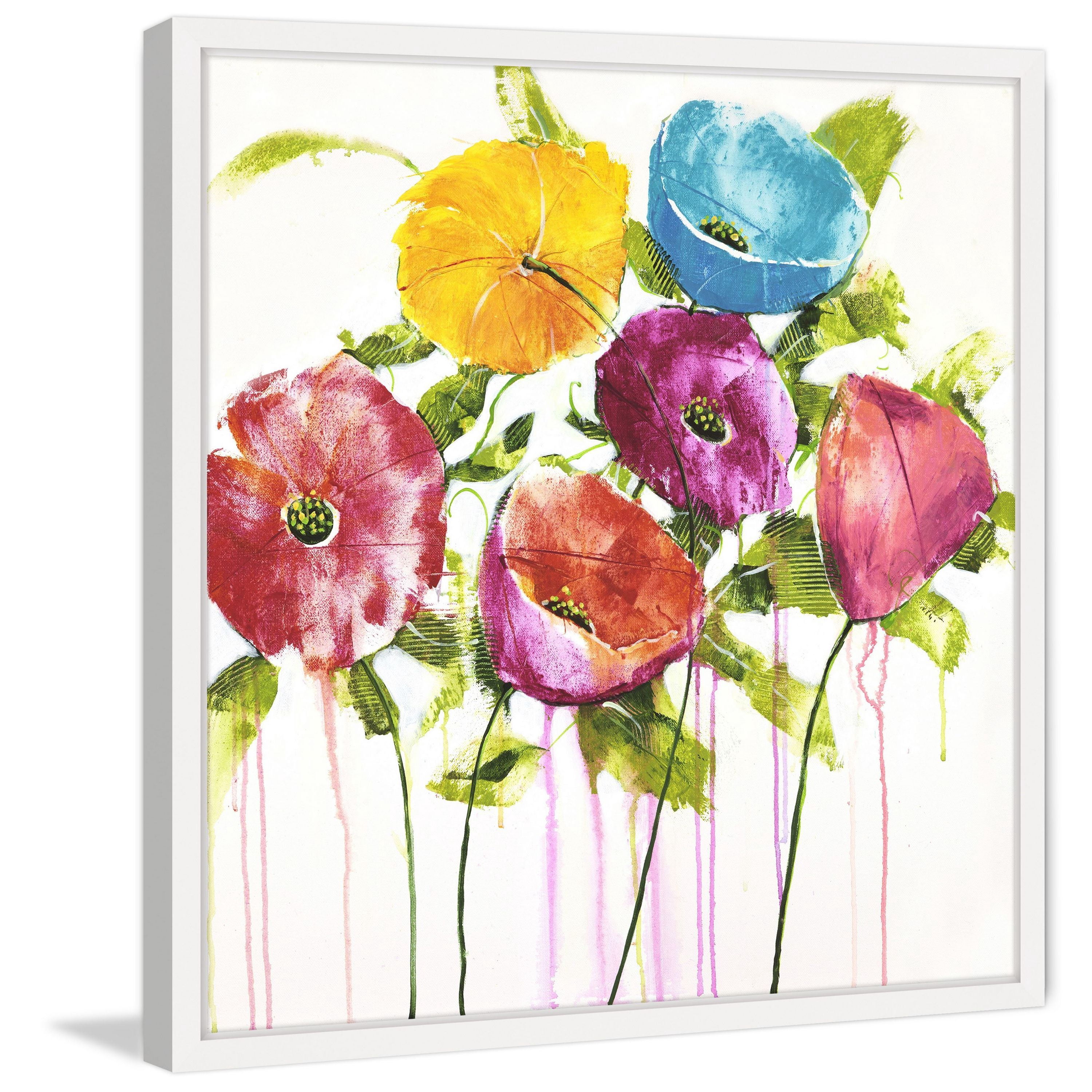 Marmont Hill - "Pop of Color II" by Julie Joy Framed Painting Print