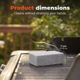 thumbnail image 5 of Grill Bricks for Cleaning Flat Top,Heavy Duty Grill Cleaner,Pumice Stone Cleaner Tool Grill Brick for Cleaning Flat Top,Cleaning Stone Removing Stains for BBQ (with handle-4PC), 5 of 8