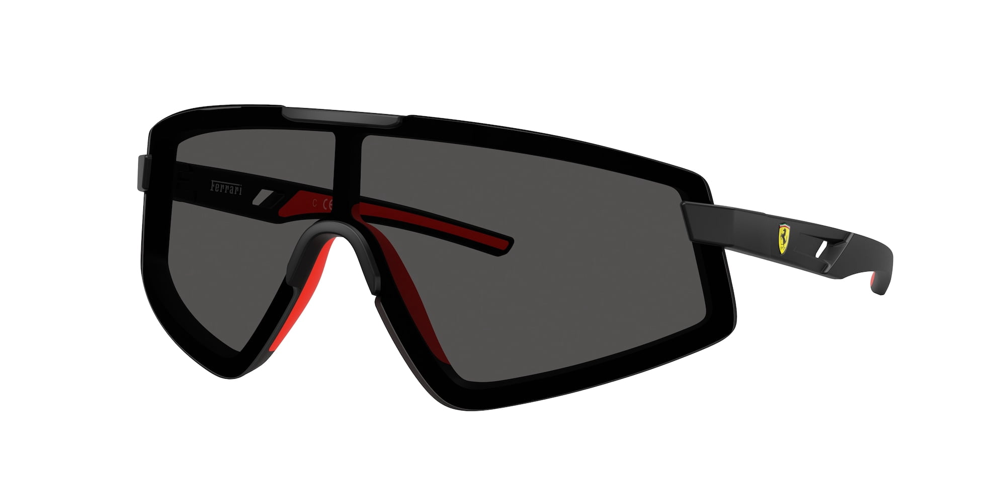 FERRARI SCUDERIA FZ6009U 504 87 Matte Black Grey 47 mm Men's Sunglasses