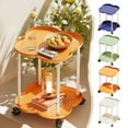 thumbnail image 1 of Feltree Chariot de Rangement Mobile avec Roues, Table d'Appoint Multifonction pour Chambre, Salon, Bureau, Assemblage Requis, 1 of 8