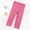 Hot Pink, variant on Edvintorg 2-9Years Spring Fall Girls Leggings Toddler Baby Girls Candy Color Solid Color Leggings Casual Kids Tight Pants Children Leggings Trousers