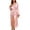 Lotus Root Pink, variant on Ekouaer Silk Robes for Women Long Sleeve Satin Bathrobe Soft Lightweight Full Length Sleepwear with Pockets Bridesmaid Wedding Robes